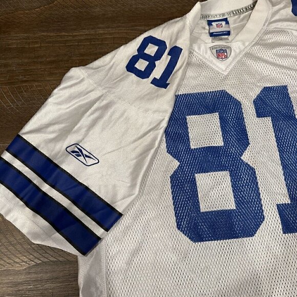 Reebok Authentic NFL Dallas Cowboys Terrell Owens 81 White Jersey Mens L - Picture 4 of 8